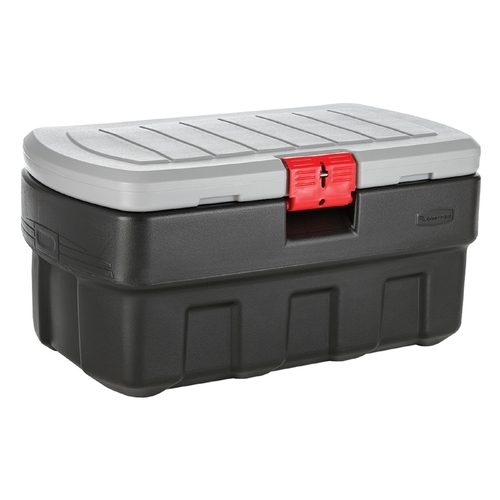 Rubbermaid RMAP350000 Storage Tote ActionPacker 16.9" H X 20.8" W X 35" D Stackable Black