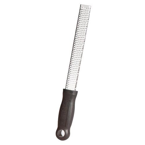 Grater/Zester 1-5/16" W X 12" L Silver/Black Stainless Steel Polished