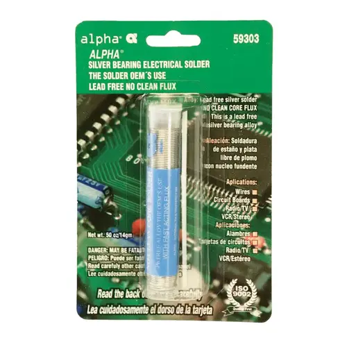 Flux Core Solder Lead-Free Silver Bearing