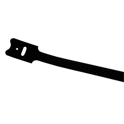 Hook and Loop Fastener 8" L Black Black