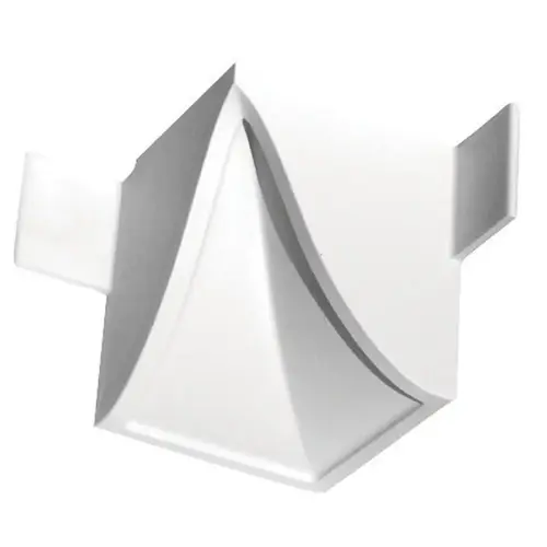 Focal Point 21600 Molding 5-7/8"ch Inside Corner 5-7/8" H X 5-7/8" L Prefinished White Polyurethane Moldin Prefinished