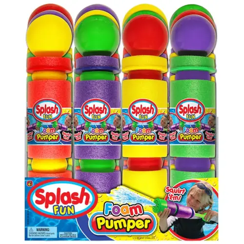 Water Toy Splash Foam Pumper Soft Foam/Plastic Assorted