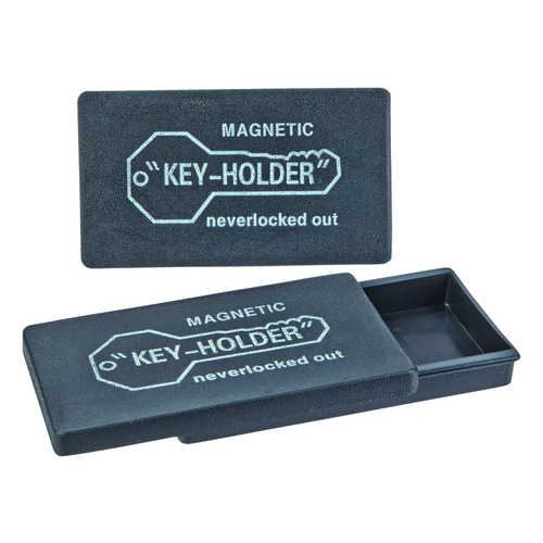 Magnetic Key Box Black Plastic Black