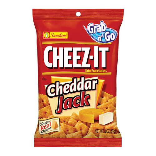 Crackers Grab n' Go Cheddar Jack 3 oz Pegged