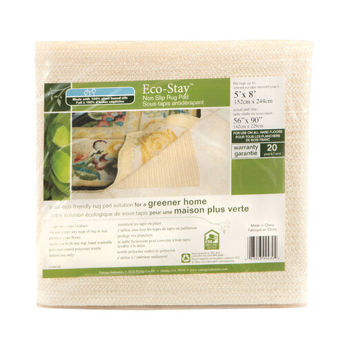 ConTact VATGV1473806 Rug Pad Eco Stay 5 ft. W X 8 ft. L Reversible