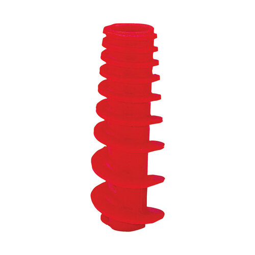 Norpro 1955 Grape Spiral for Sauce Master 2.5" W X 5-1/2" L Red Plastic Red