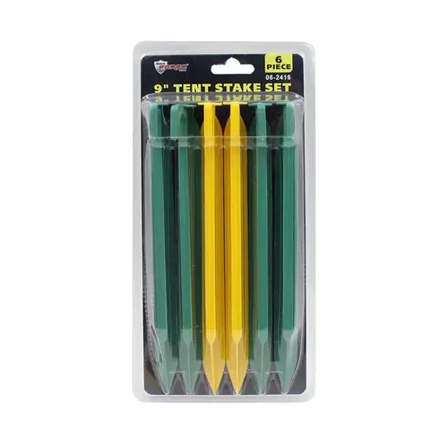 Tent Stake Set Outdoors and Camping Plastic