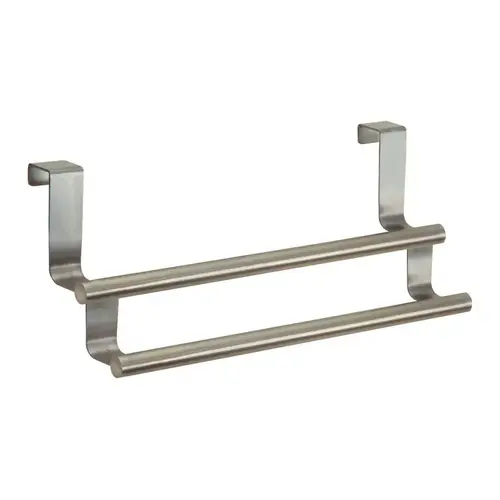 Towel Bar Chrome Silver 9-1/4" L Stainless Steel Chrome