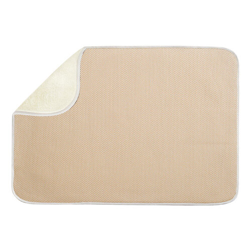 Drying Mat IDry 24" L X 18" W X 0.5" H Microfiber Wheat