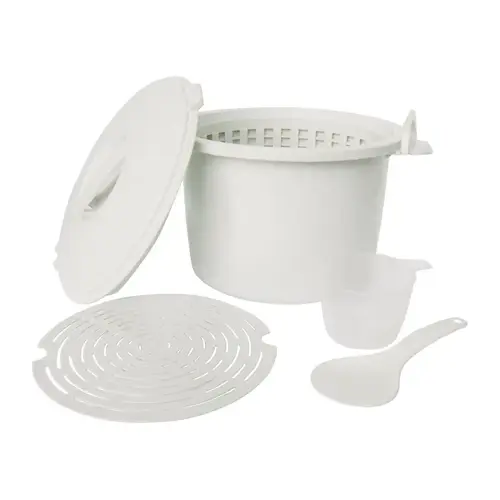 Bene Casa BC-14840 Steamer White Plastic 12 cups White