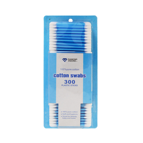 Diamond Visions 01-1009 Swabs Health and Beauty Cotton