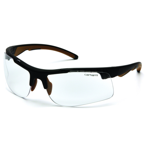 CARHARTT CHB710DT Safety Glasses Rockwood Anti-Fog Rockwood Clear Lens Black Frame