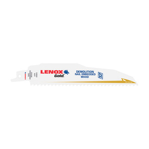 Lenox Gold Reciprocating Saw Blade 6 in.