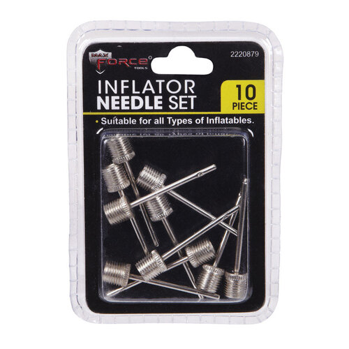 Max Force 22-2220879 Inflator Needles  Silver