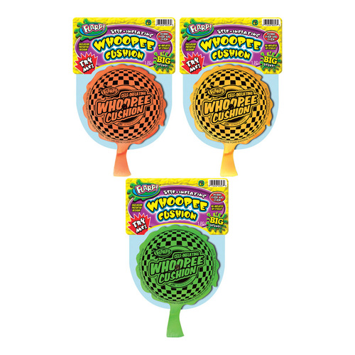 Flarp 327 Whoopee Cushion Rubber Assorted 1 pc Assorted