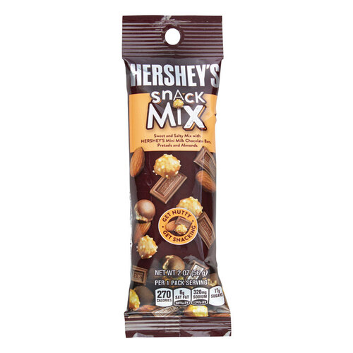 Hershey's 3400021072 Snack Mix Hershey's Chocolate, Pretzel and Almond 2 oz