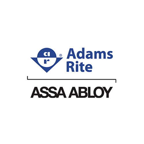 Adams Rite MS2180-10-130 Auto-Release Two-Point Flushbolt, Hourglass Shaped Turn, Up to 10ft Door, 628/US28 Satin Aluminum