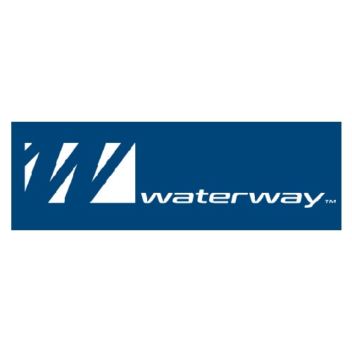 WATERWAY 8" A/V COVER & FRAME - BLACK