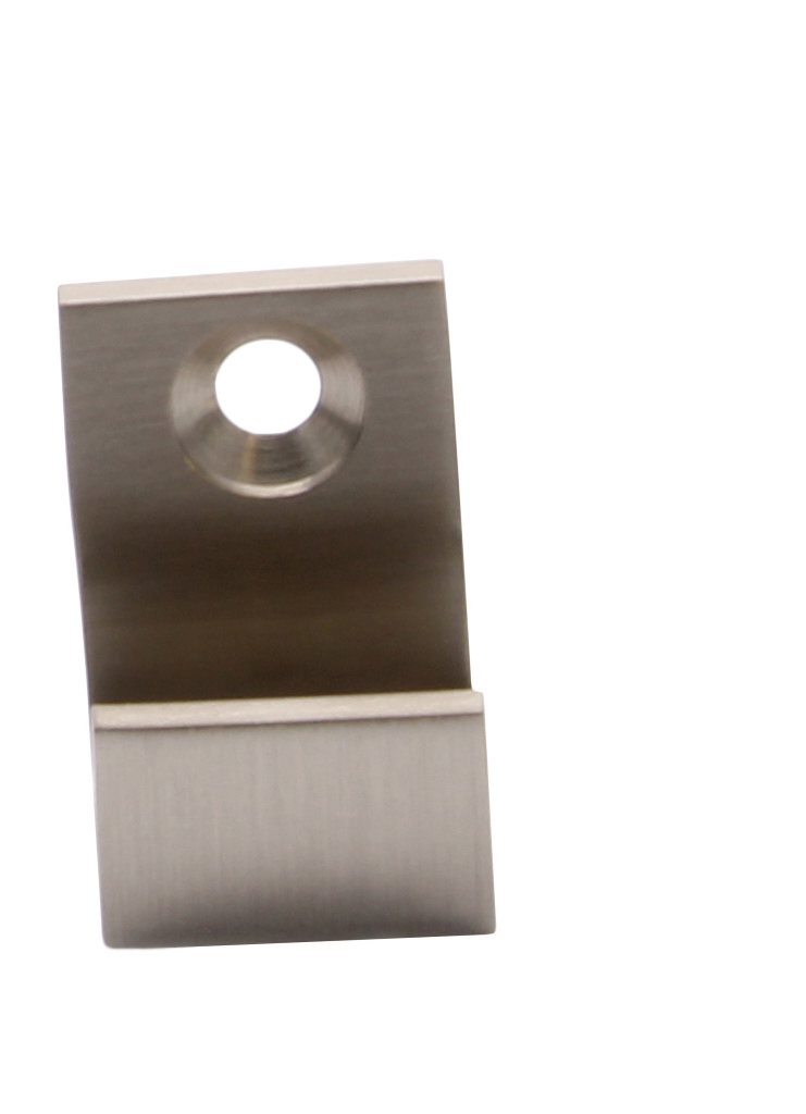 CRL ALUMMC01BNVCP1 Brushed Nickel 5/8" Wide Mirror Clip Set