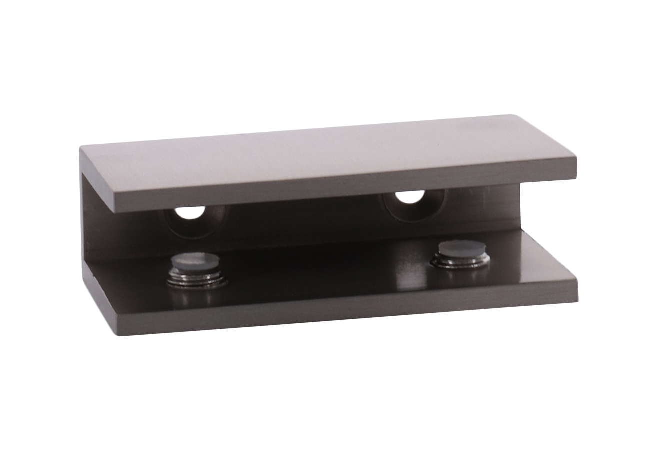 CRL NDC4BN Brushed Nickel NoDrill Fixed Panel Glass Clamp