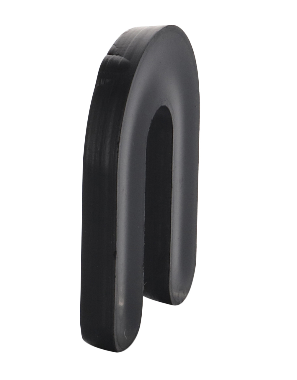 CRL PHS4 Black 1/4" x 2" Plastic Horseshoe Shims