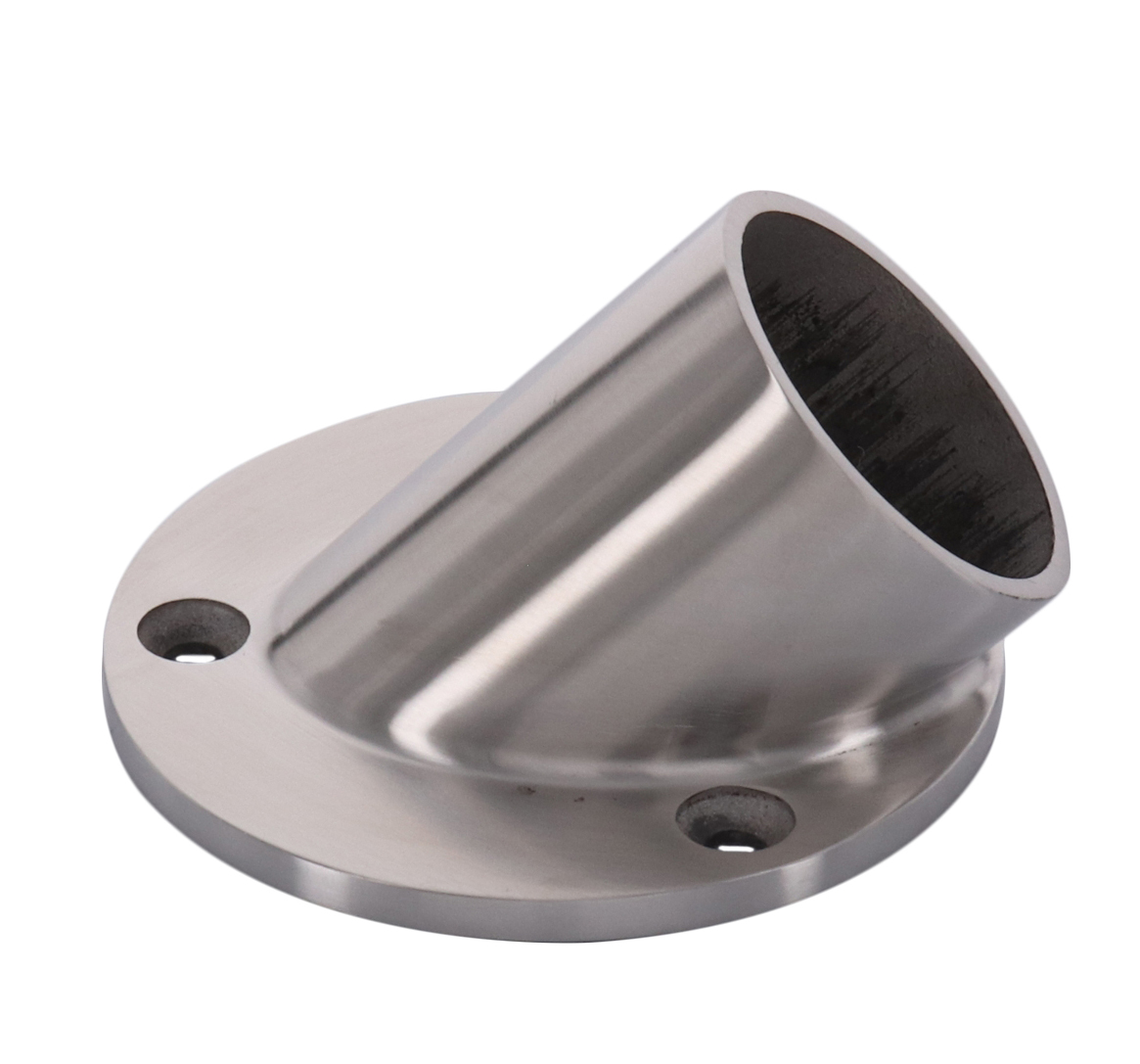 CRL HR15AFBS Brushed Stainless 45 Degree Angle Flange for 1-1/2