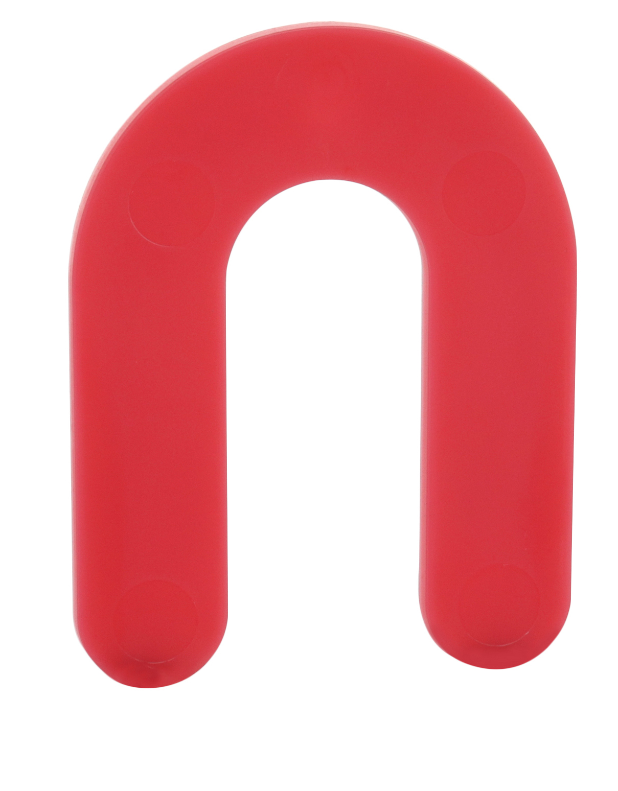 CRL PHS28 Red 1/8" x 3" Plastic Horseshoe Shims