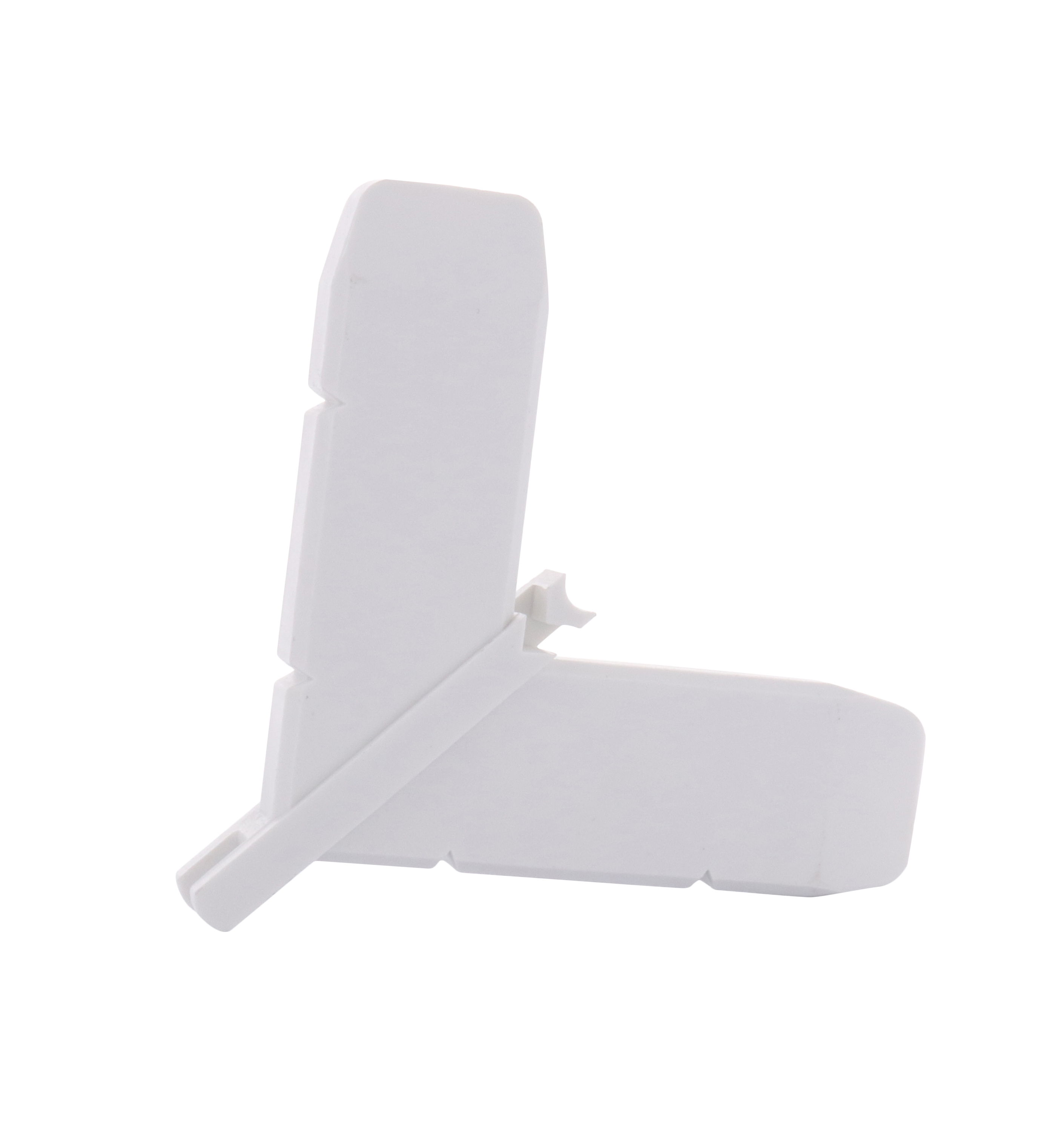 Andersen PL16124 1" x 15/32" White Plastic Screen Door Frame Corner