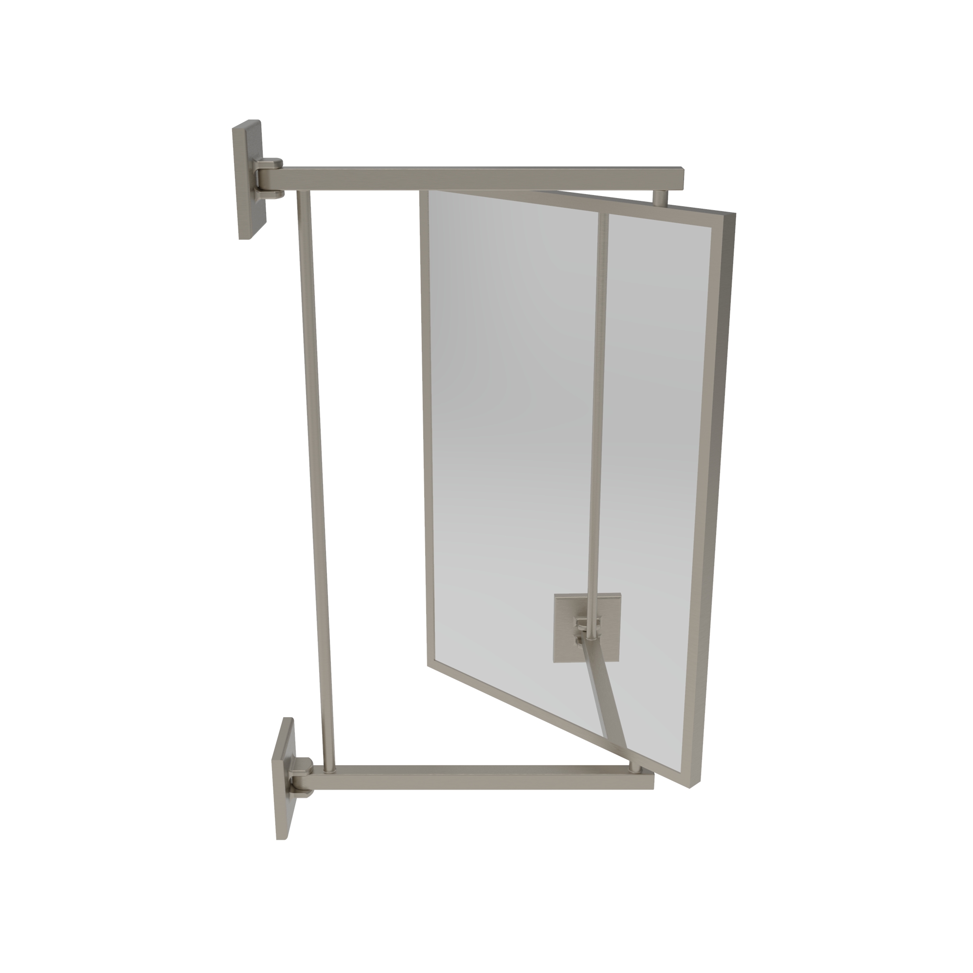 hinged mirror
